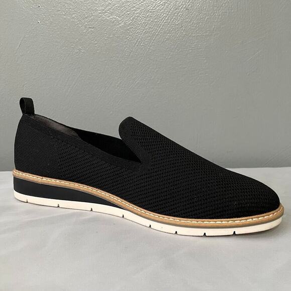 Kelly & Katie Womens Size 11 Dark Black Slip on Aerin Knit Loafers Shoes Comfort - Picture 4 of 11